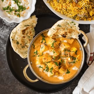 Shahi Paneer (Paneer in a Creamy Gravy)
