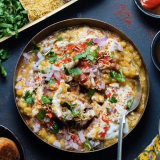 Aloo Tiki Chaat (Traditional Street Food)